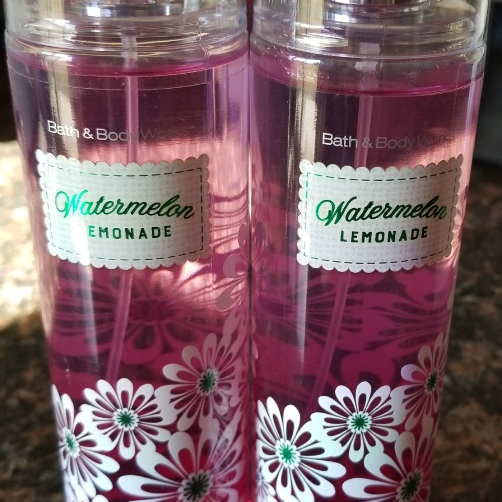 Bath and body watermelon lemonade spray